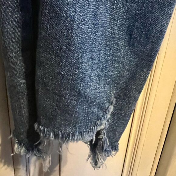 J Brand Alana High Rise Cropped Skinny Jeans Ripped Distressed Hem Teardrop 27 - Picture 9 of 9